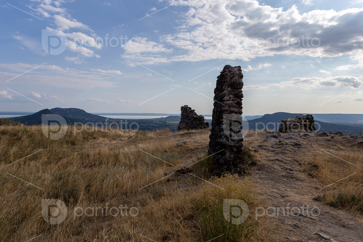 Ruins of the castle of Csobánc