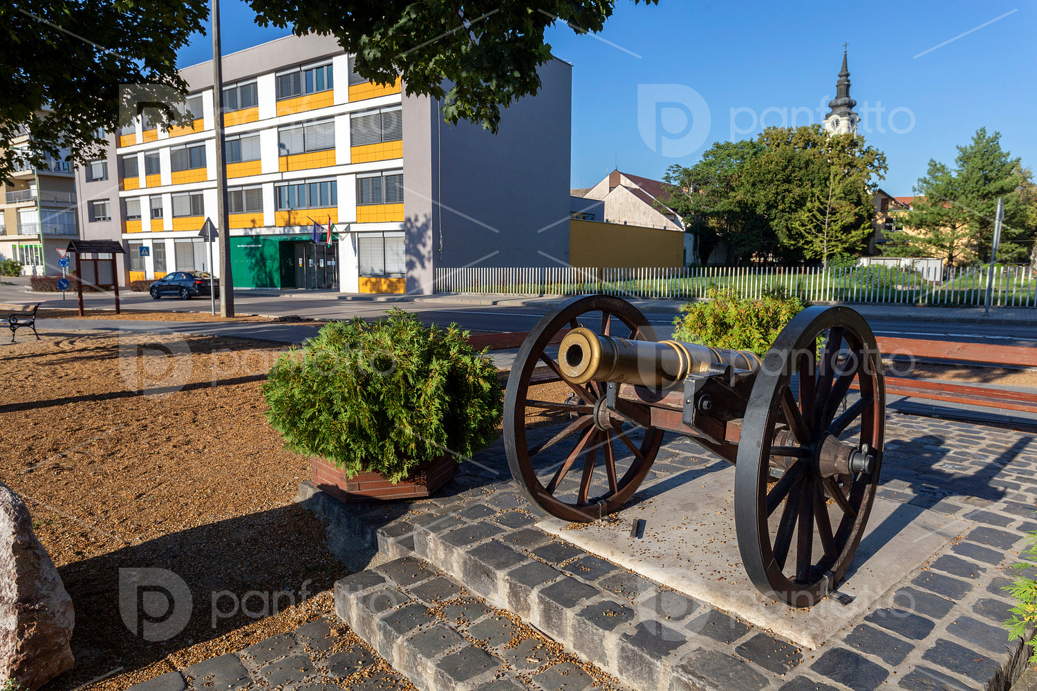 Old cannon in Baja, Hungary
