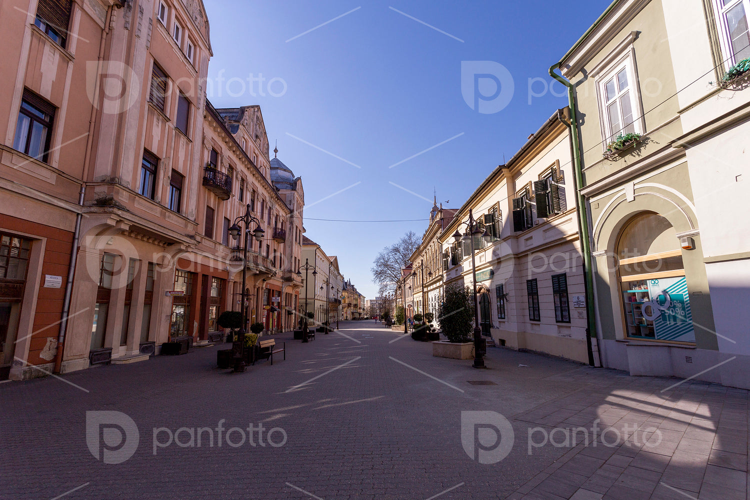 Old street in Kaposvár