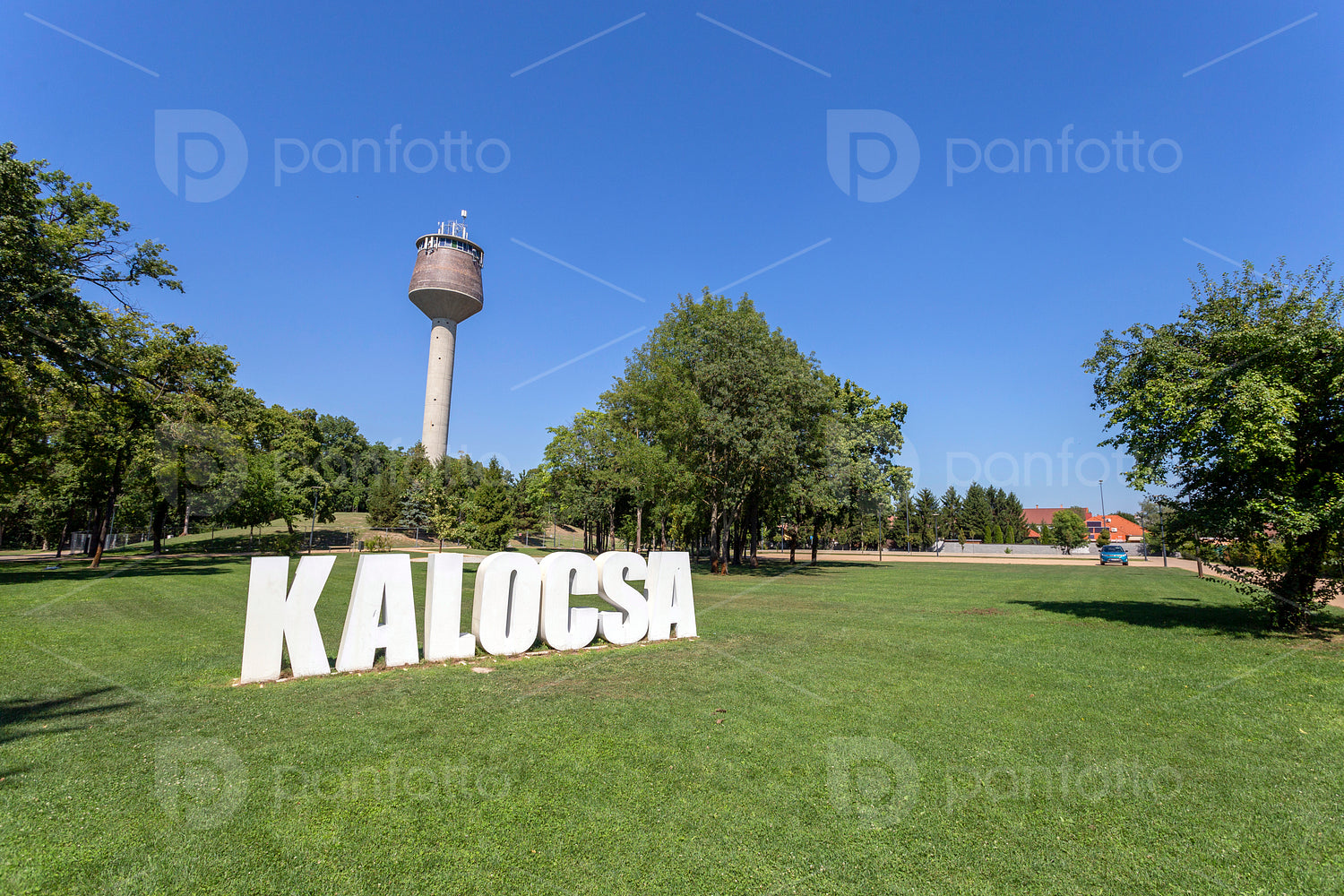 Archbishop's Garden park in Kalocsa, Hungary