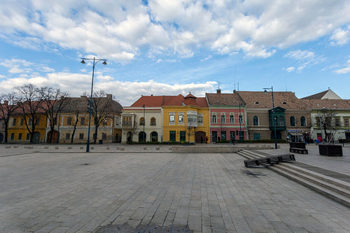 Old downtown of Pápa