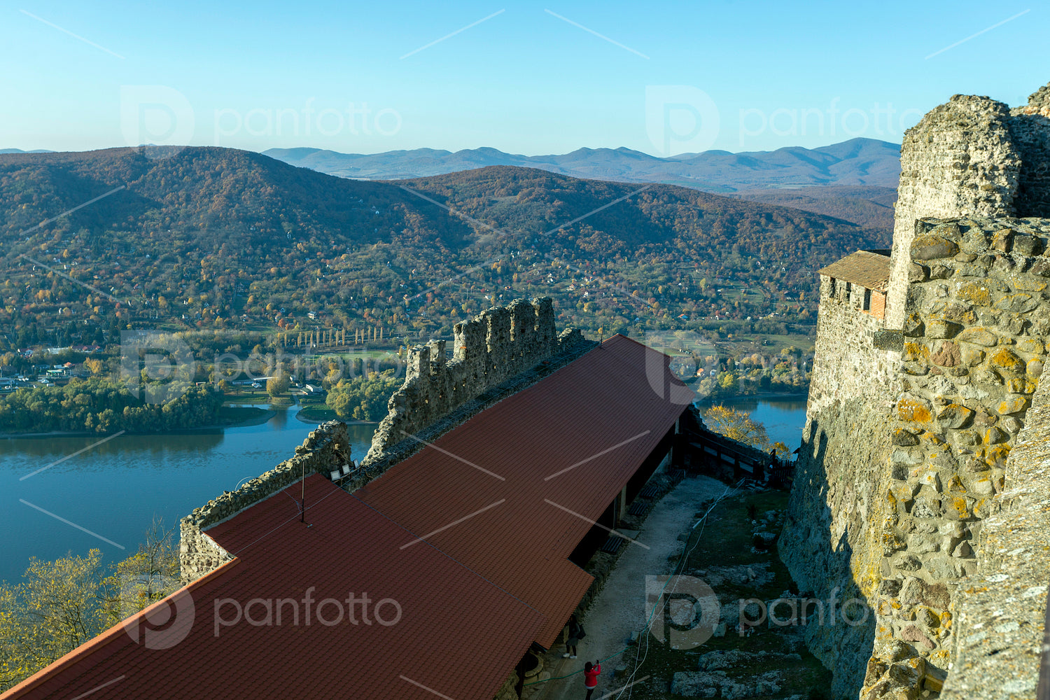 The Citadel castle of Visegrád