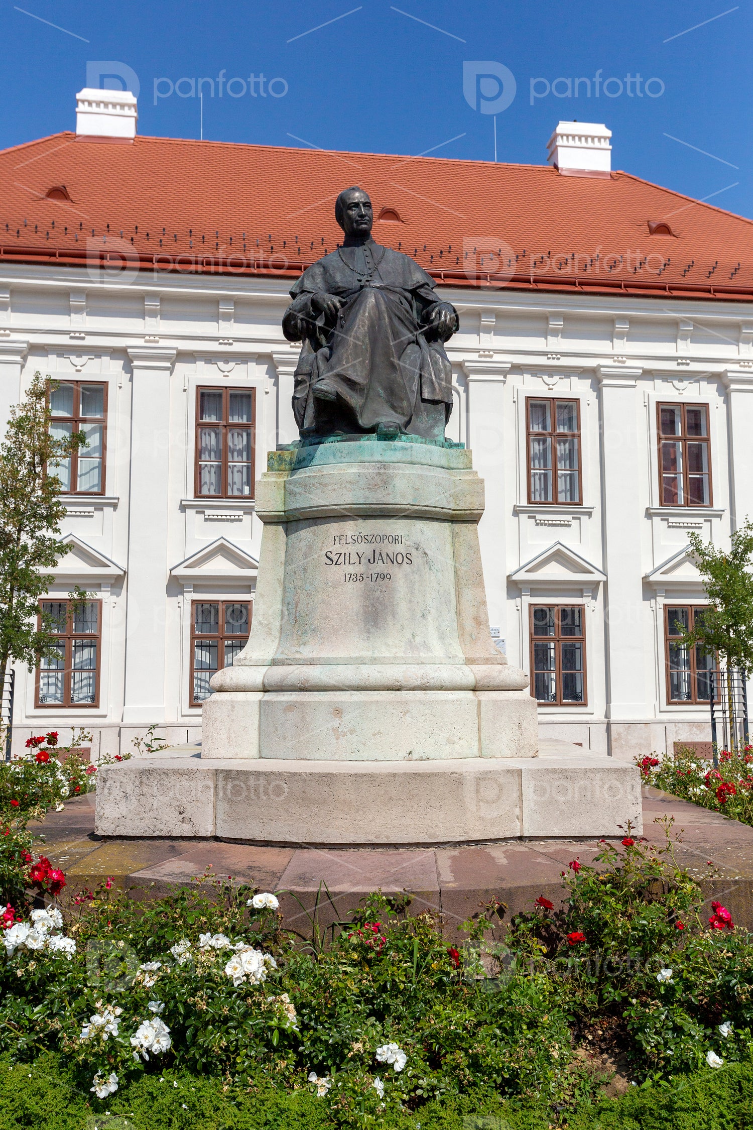Statue of Janos Szily in Szombathely, Hungary