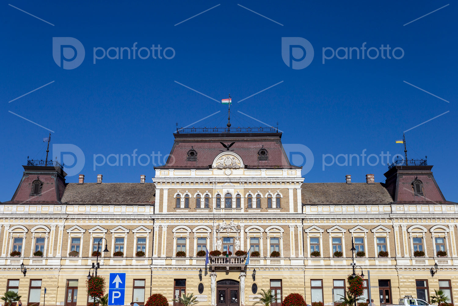 Town hall in Baja, Hungary