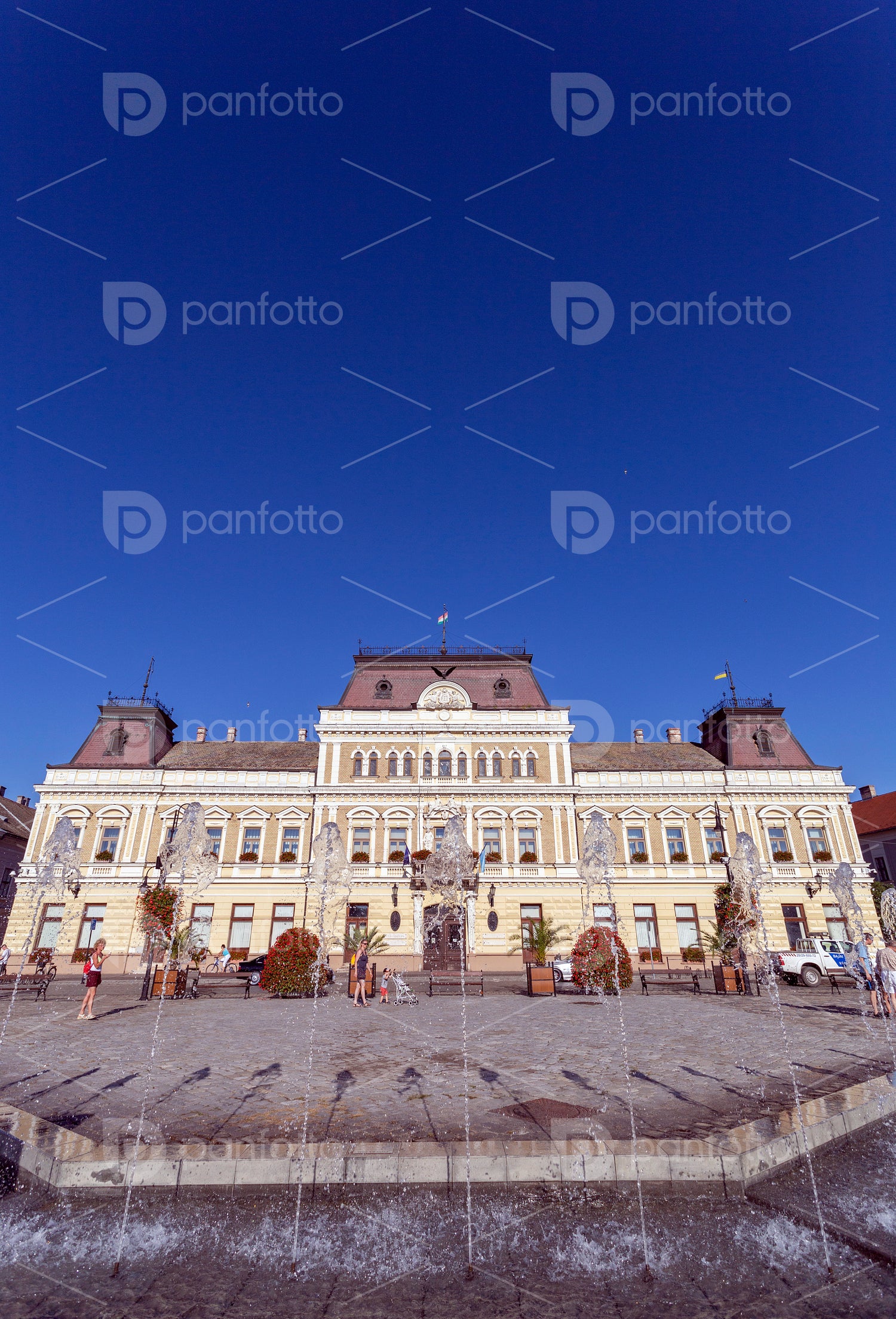 Town hall in Baja, Hungary