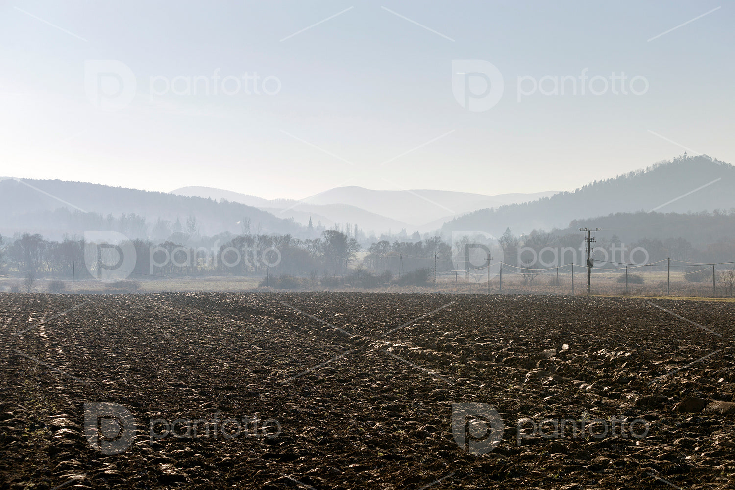 Winter landscape in the Zemplén mountains