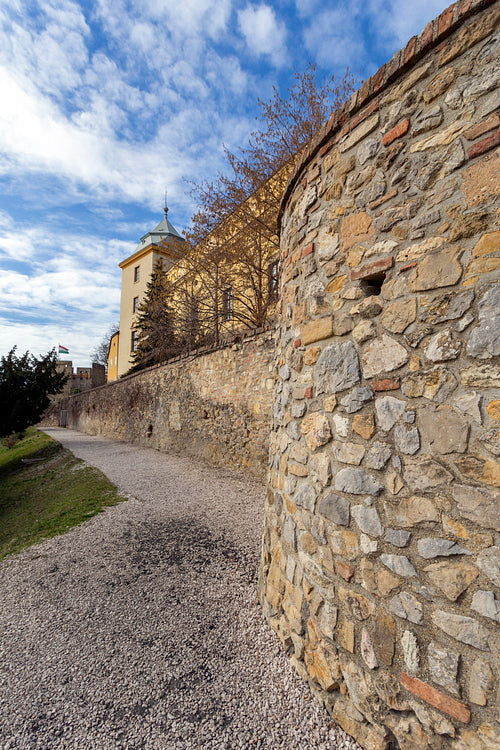 The Barbican bastion in Pecs, Hungary.