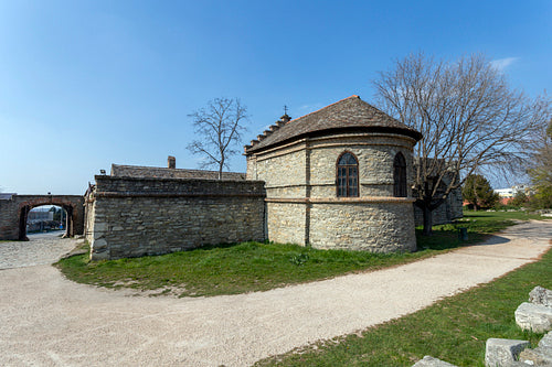 The castle of Tata on a sunny spring day