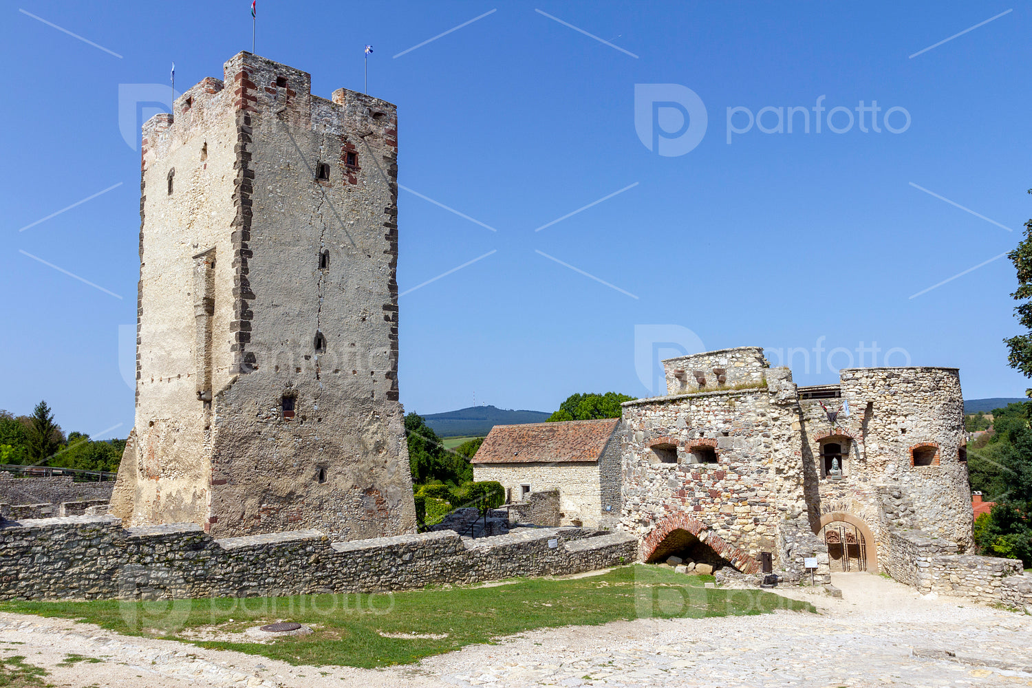Kinizsi castle in Nagyvázsony