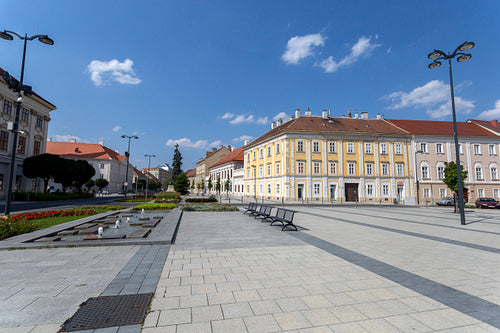 Summer day in Szombathely, Hungary