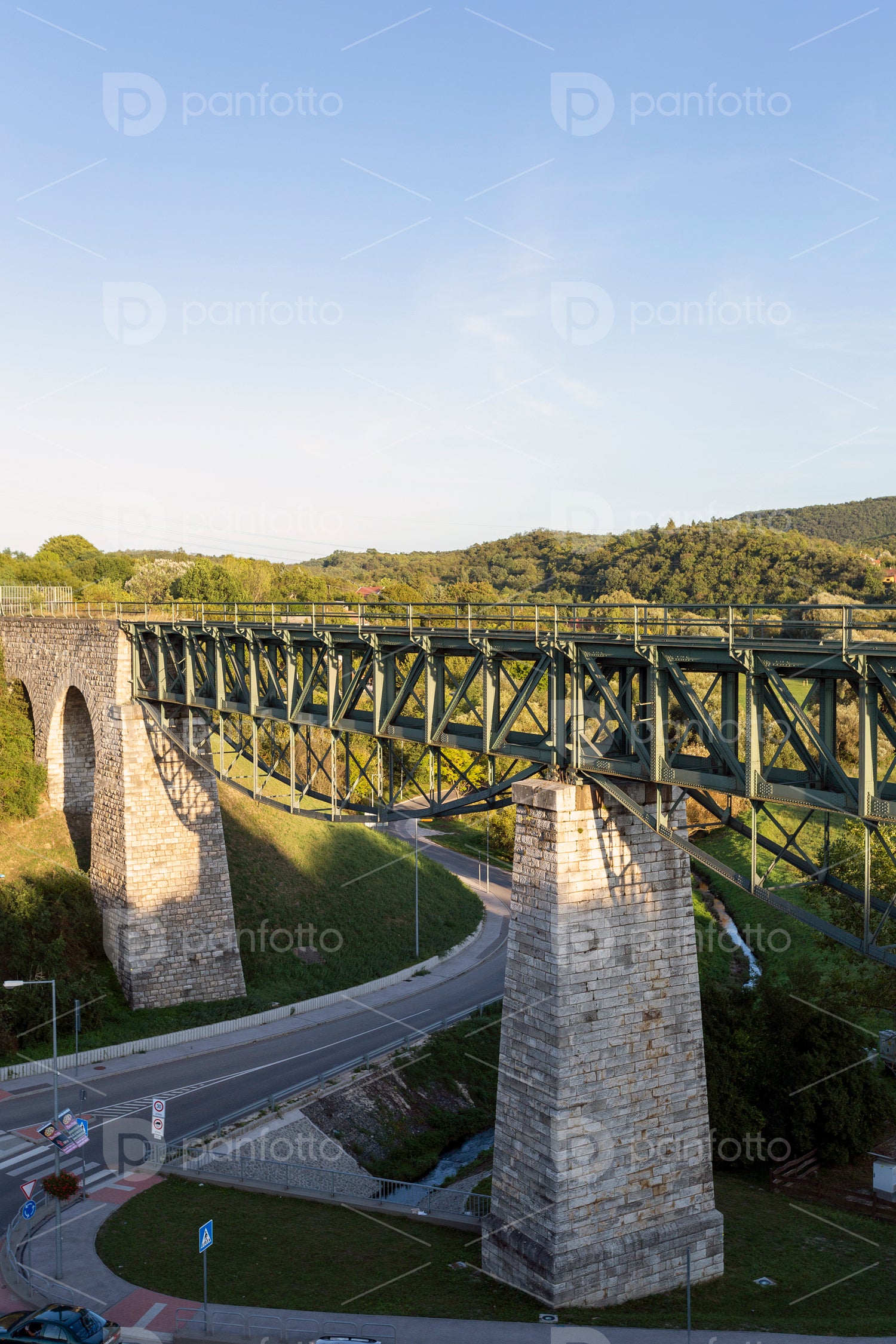 Railway viaduct in Biatorbágy, Hungary