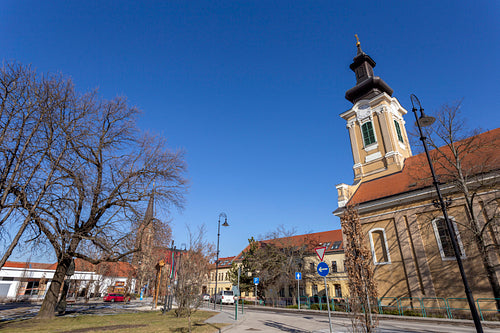 The Catholic church in Ráckeve