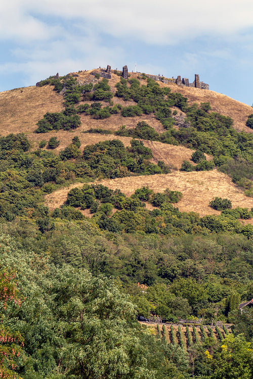 Ruins of the castle of Csobánc