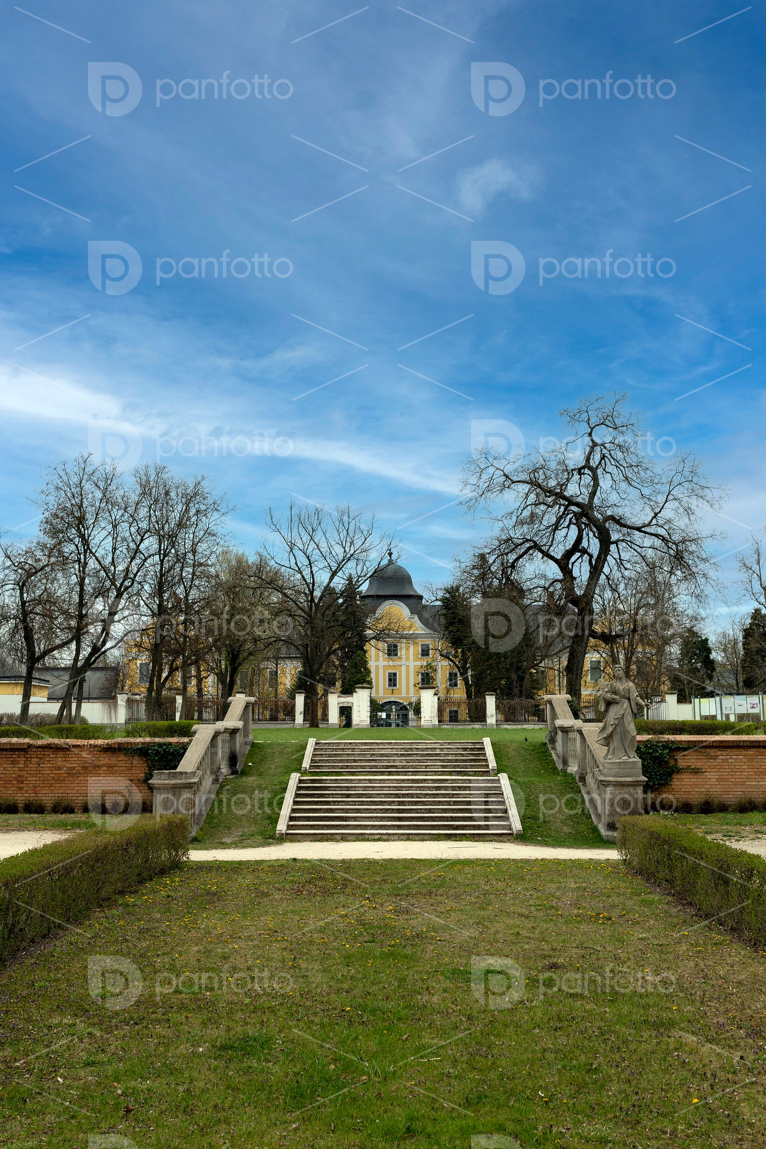 The garden of the Grassalkovich Palace in Hatvan
