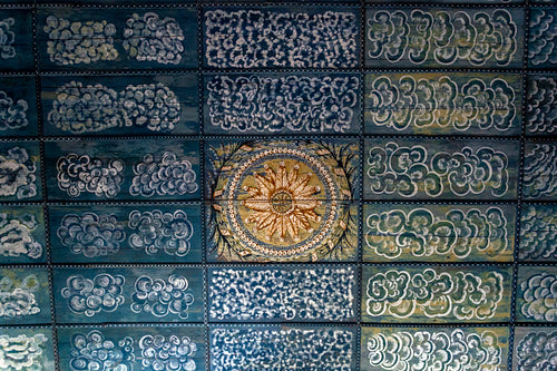 Coffered ceiling in Szentgyörgyvölgy