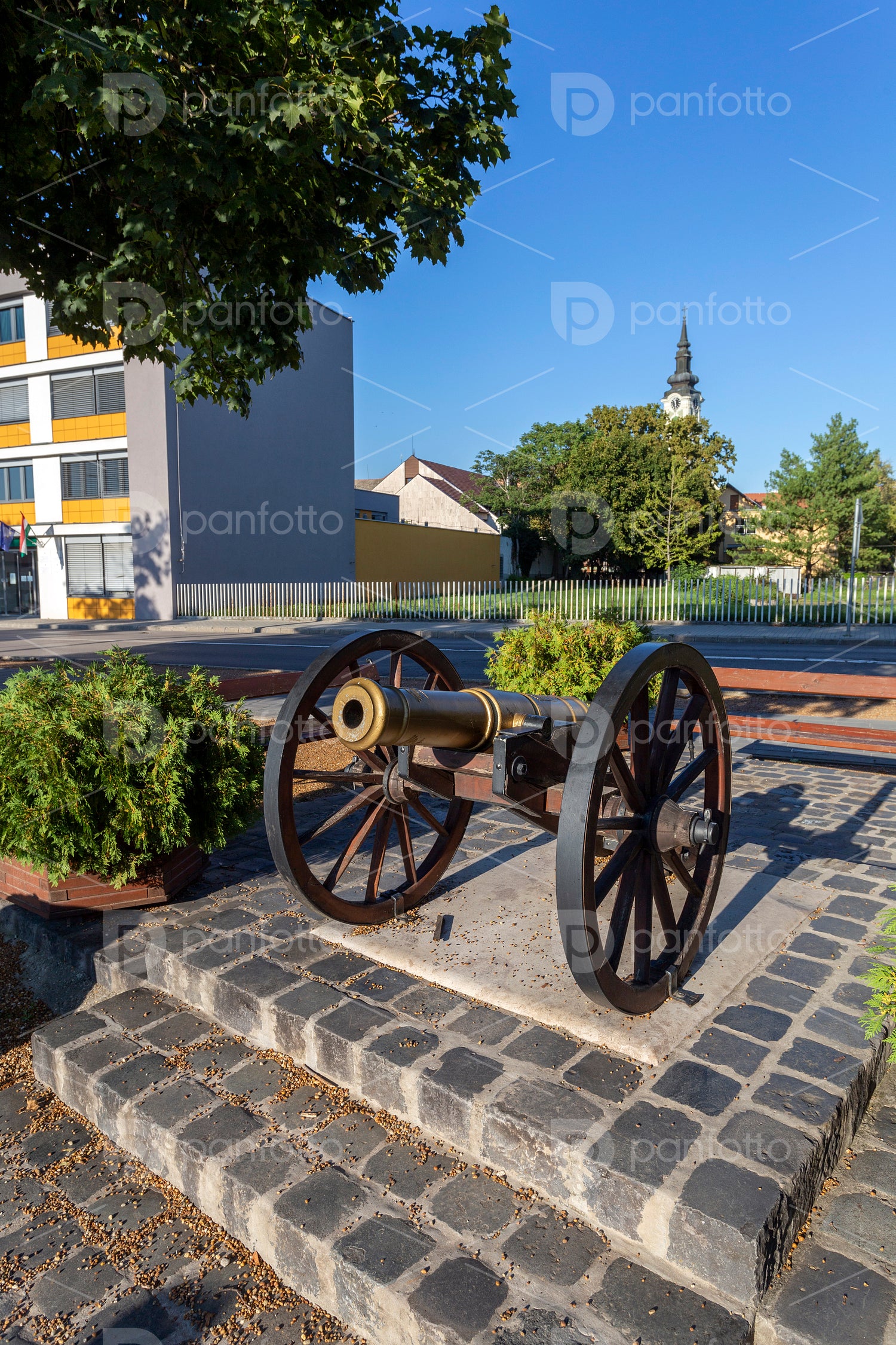Old cannon in Baja, Hungary