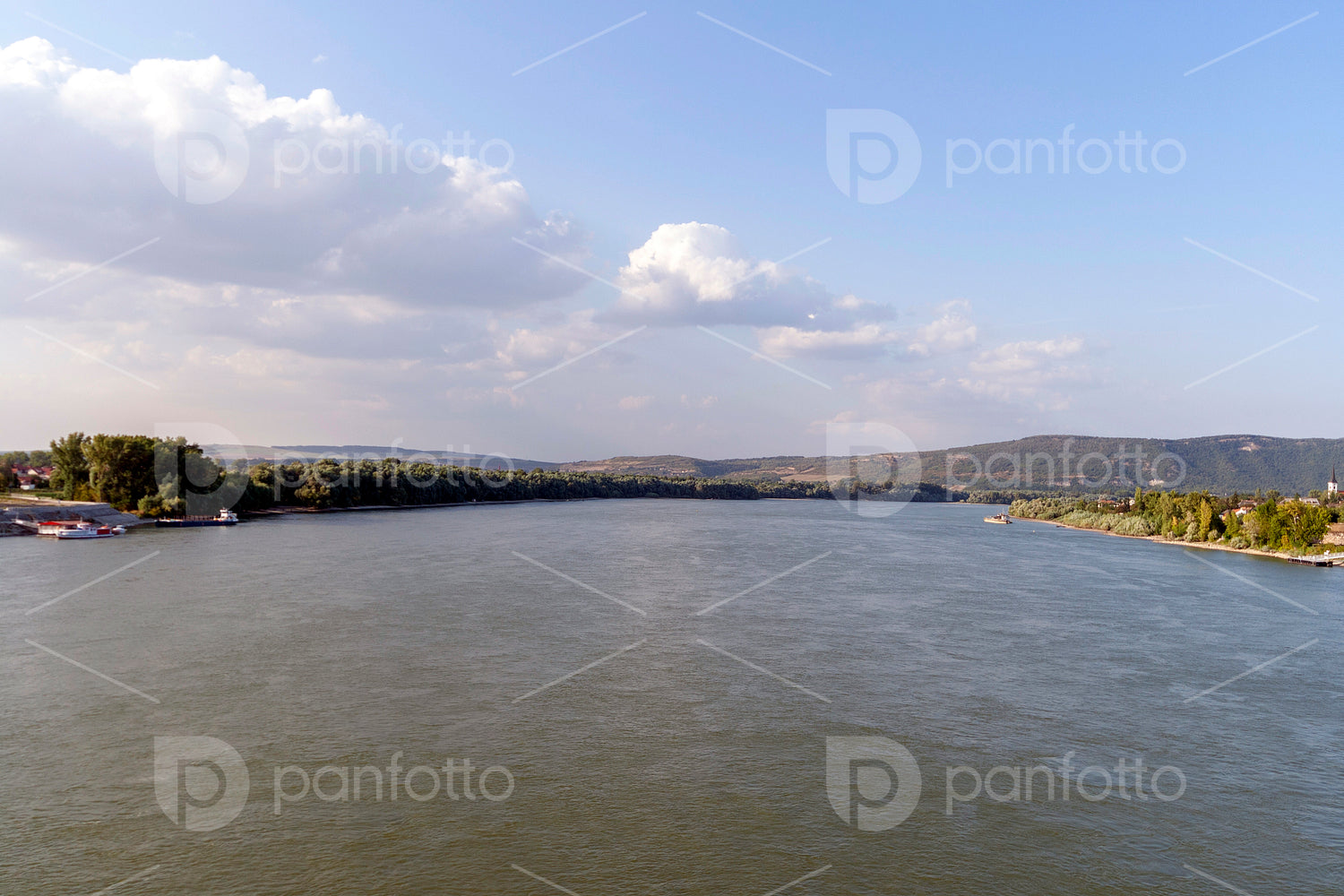 River Danube at Esztergom, Hungary