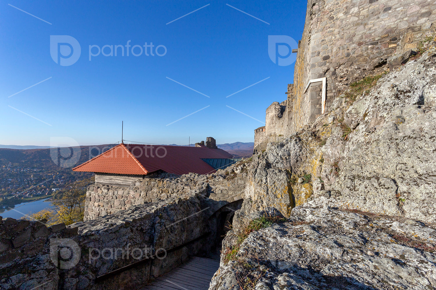 The Citadel castle of Visegrád