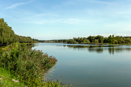 The Gébárti-tó in Zalaegerszeg