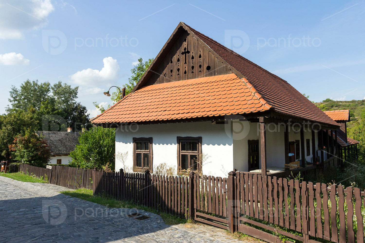 Village houses in Holloko