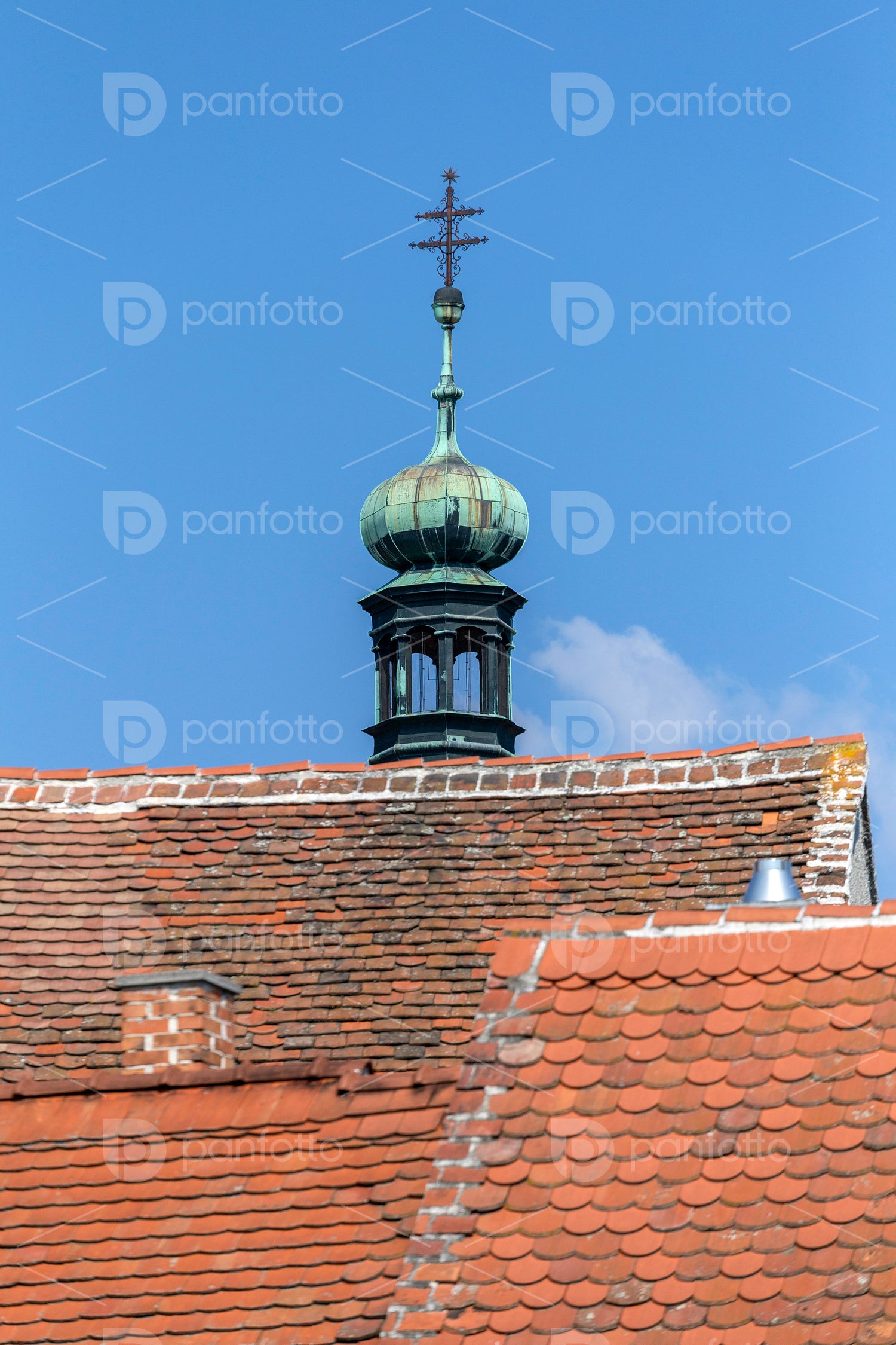 Old buildings on the main square of Koszeg, Hungary