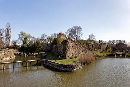 Castle of Tata on a sunny day