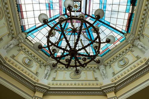 Glass roof of a museum