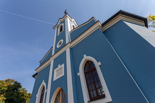The Blue chapel in Balatonboglár