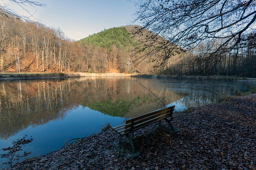 Áfonyás-tó in the Zemplén mountains