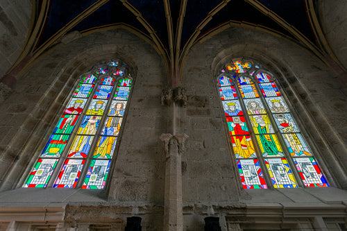 Interior of the chapel in the castle of Füzér