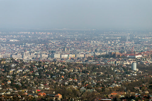 View of Budapest from the Buda hills