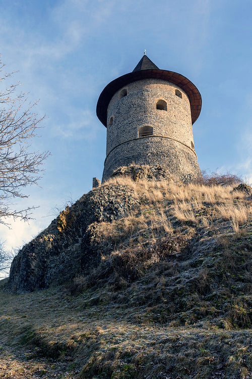 Castle of Somoskő on the border of Hungary and Slovakia