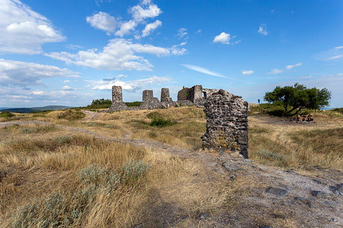 Ruins of the castle of Csobánc