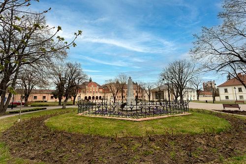 The Kossuth square in Hatvan