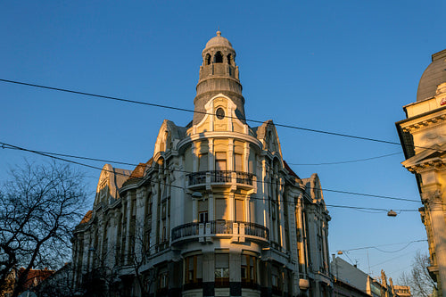 The so called Vasalóház (flatiron building) in Szeged