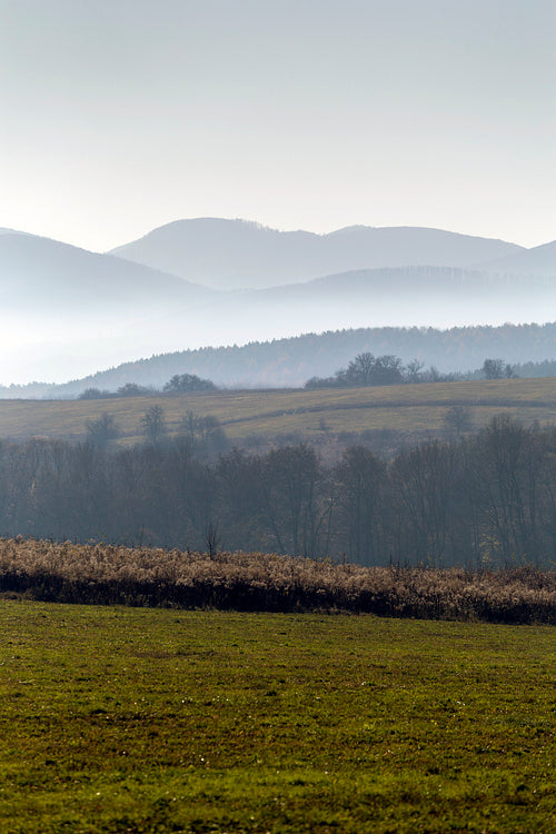 Winter landscape in the Zemplén mountains