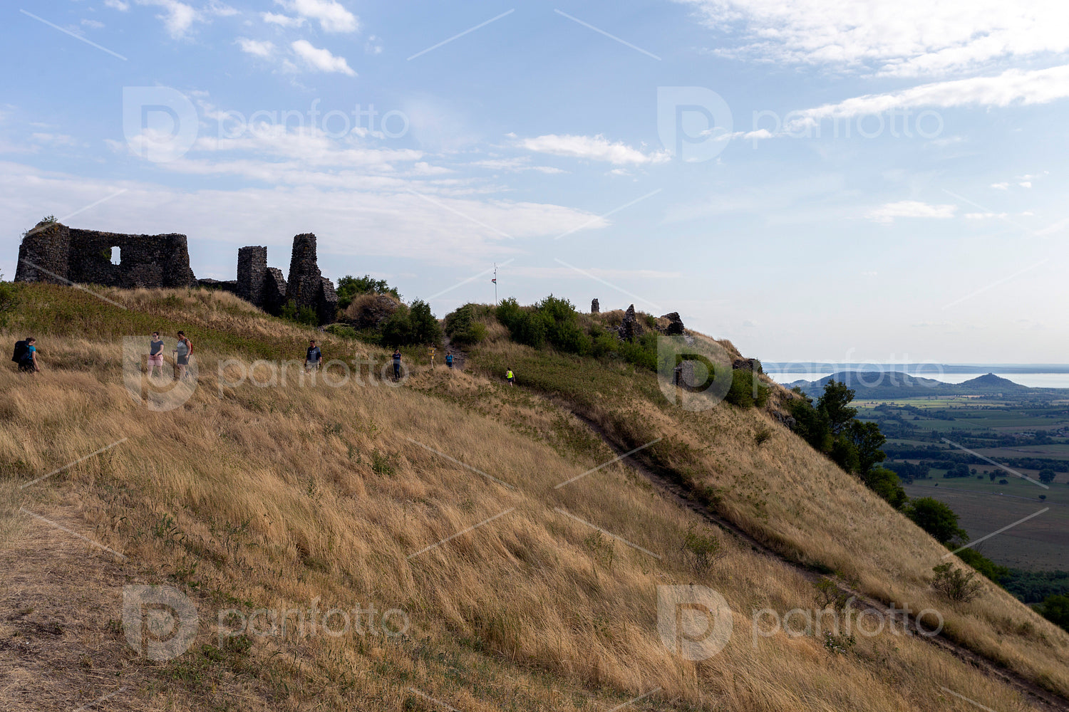 Ruins of the castle of Csobánc