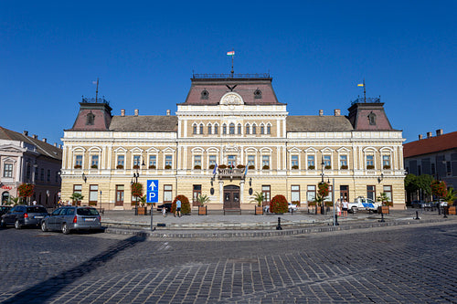 Town hall in Baja, Hungary