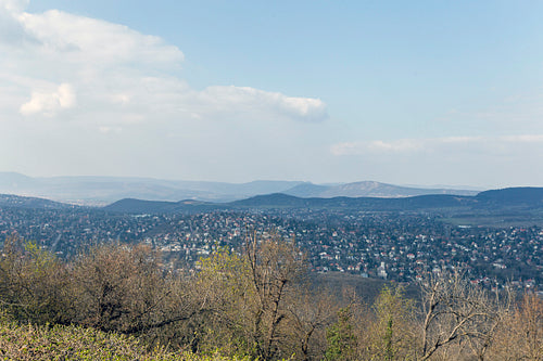 View of Budapest from the Buda hills