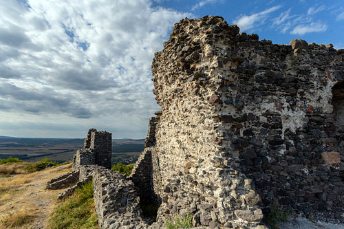 Ruins of the castle of Csobánc