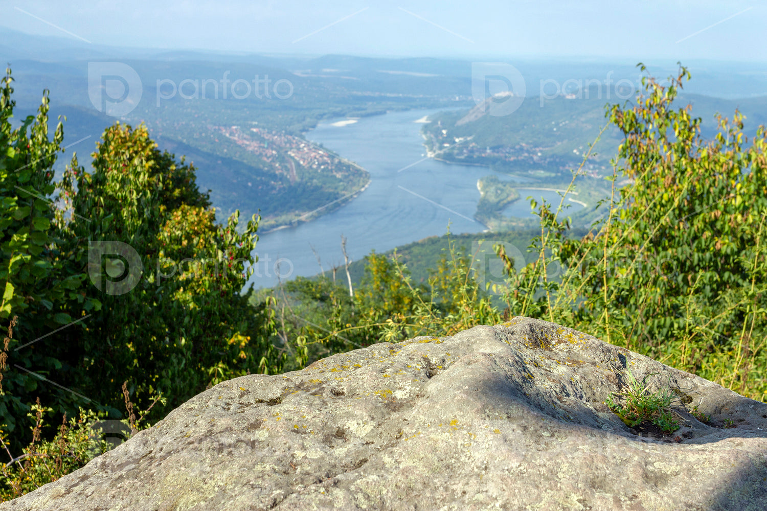 The Danube bend view from the Prédikálószék