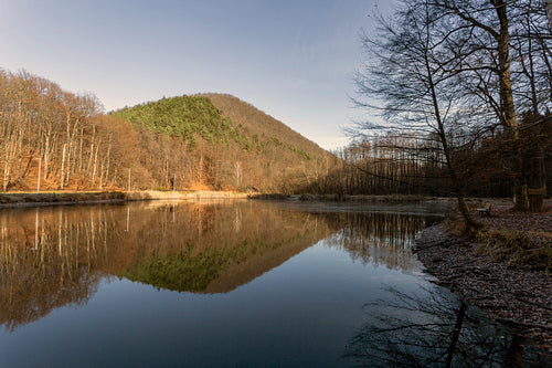 Áfonyás-tó in the Zemplén mountains