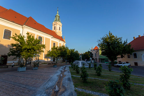 Catholic church in Szekszard, Hungary