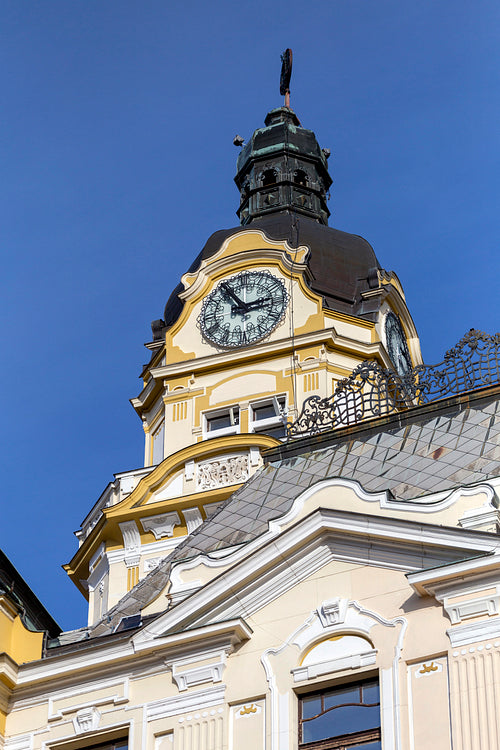 Pecs Town Hall or the County Hall of Baranya in Pecs