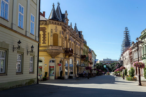 Old street in Kaposvár