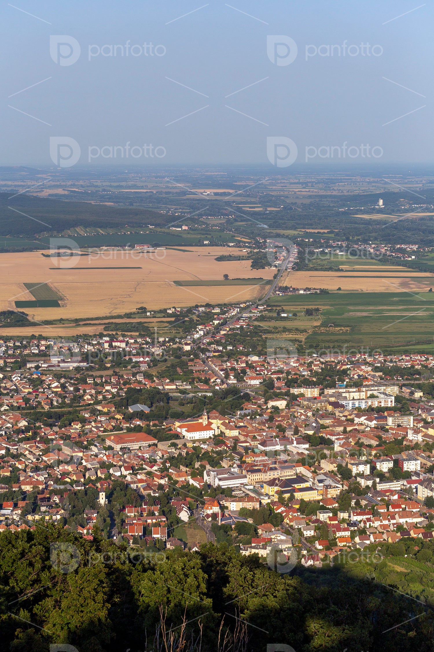 Sátoraljaújhely view from the Magas-hegy