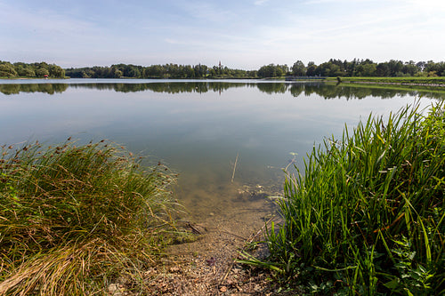 The Gébárti-tó in Zalaegerszeg