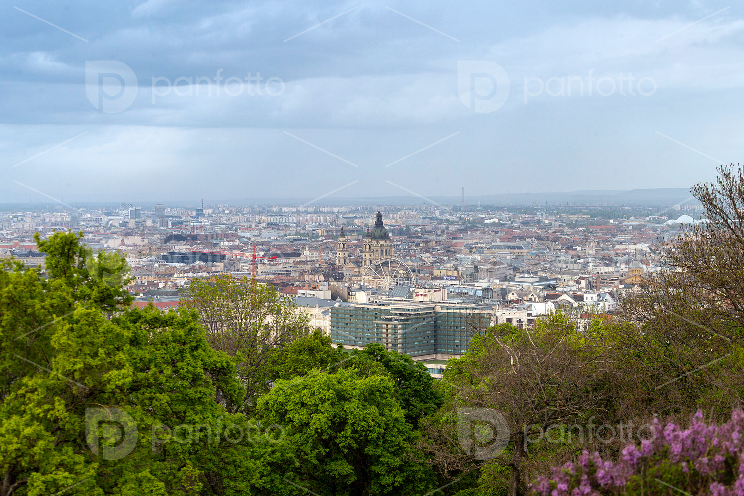 View of Budapest from the citadel