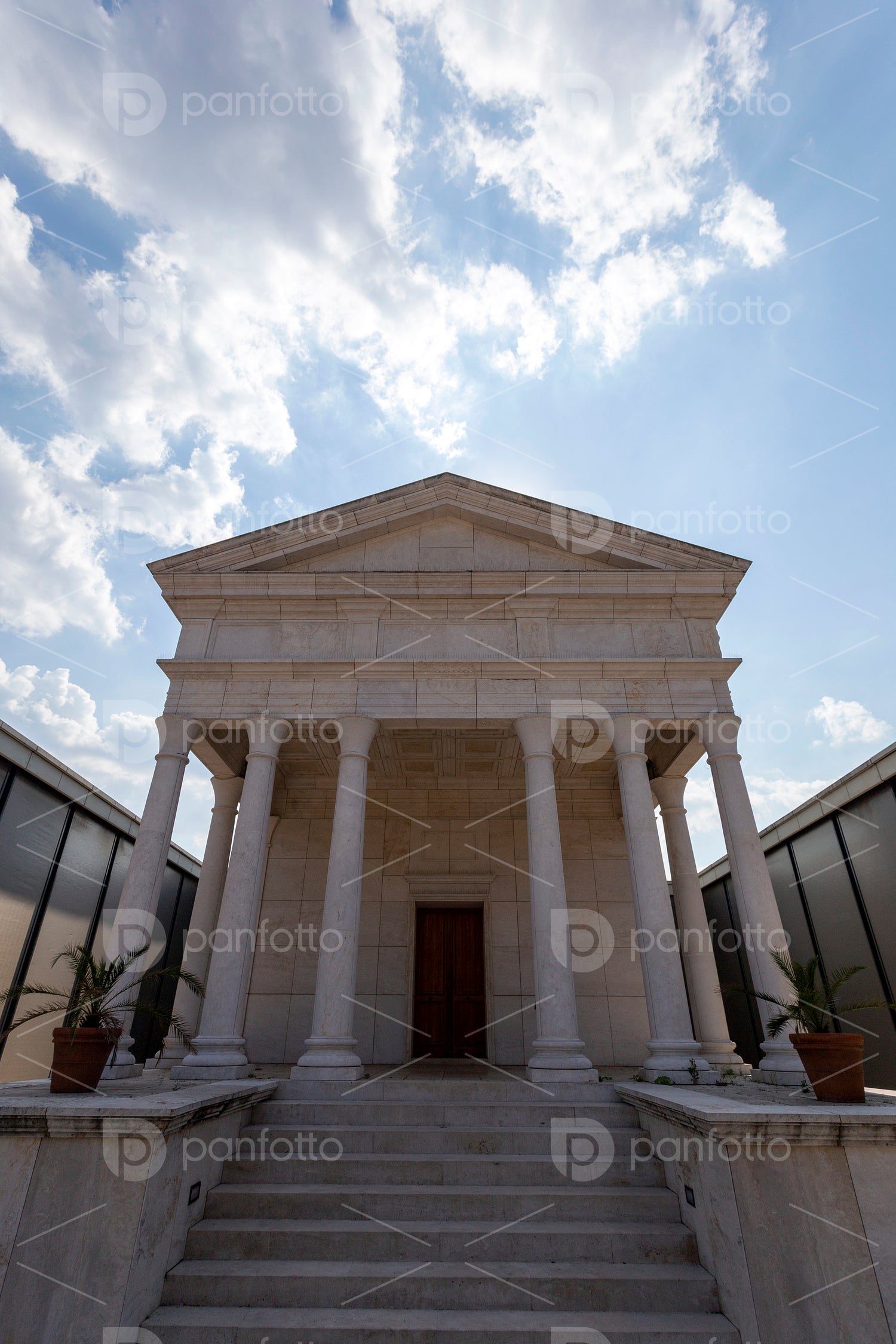 Temple of Isis at the Iseum Savariense museum in Szombathely