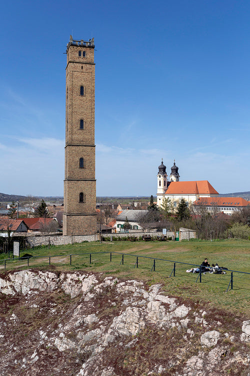 Fellner Jakab lookout tower in Tata